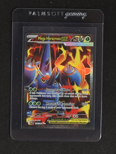 2025 Pokémon TCG #108 Mega Heracross EX Phantasmal Flames — front