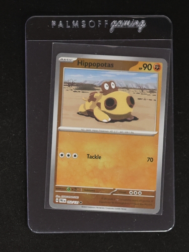 2022 Pokémon SV: Prismatic Evolutions #52 Hippopotas — front