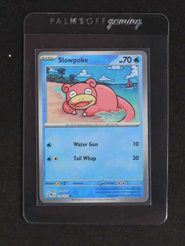 2016 Pokémon Prismatic Evolutions #018 Slowpoke — front