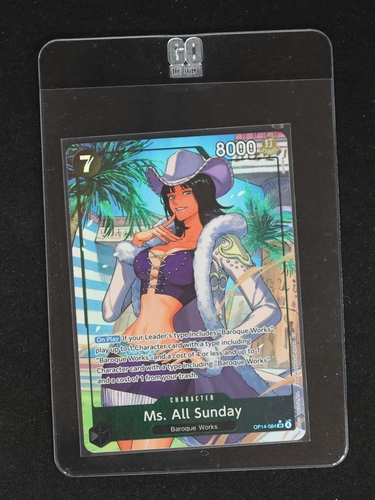 One Piece TCG OP14-084 Ms. All Sunday (Alternate Art) The Azure Sea's Seven — front