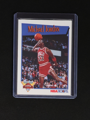 1991 NBA Hoops #317 Michael Jordan — front