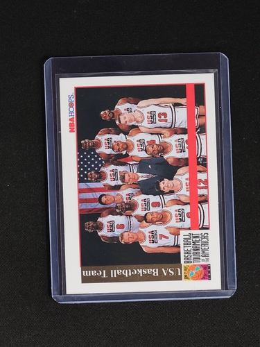 1992 NBA Hoops #NNO USA Basketball Dream Team — front