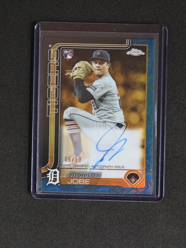 2025 Topps Chrome #164 Jackson Jobe — front