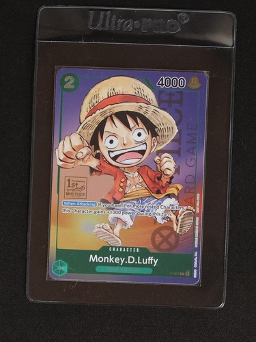 2023 One Piece Card Game #P-037 Monkey D. Luffy — front
