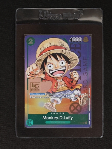 2023 One Piece Card Game P-037 Monkey.D.Luffy 1st Anniversary Tournament Promo — front
