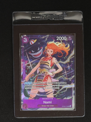 One Piece TCG OP09-070 Nami Gengar Promo Premium Best Selection Vol. 4 — front