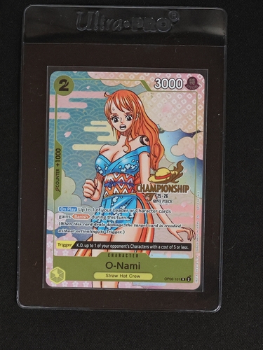 2025 One Piece Card Game OP06-101 O-Nami Championship 25-26 Event Pack — front