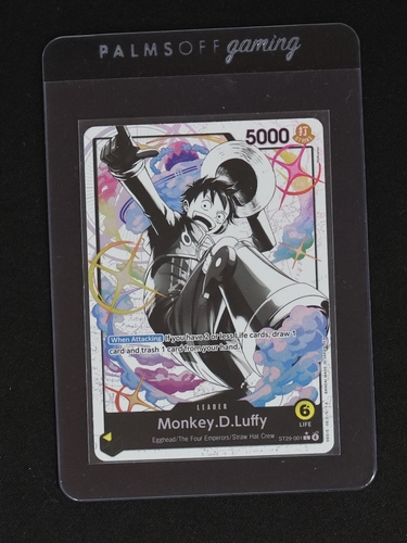 2026 One Piece TCG ST29-001 Monkey.D.Luffy Alternate Art Leader Card — front