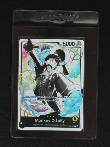 2026 One Piece ST29-001 Monkey.D.Luffy Alternate Art Leader Card — front