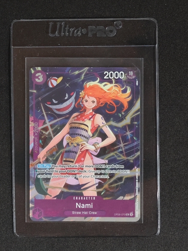 One Piece TCG OP09-070 Nami Premium Best Selection Vol.4 Gengar Nami — front