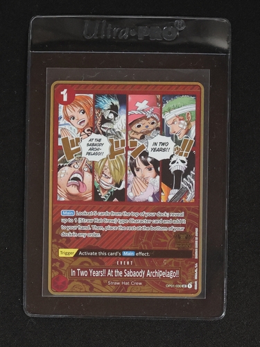2025 One Piece OP01-030 In Two Years!! At the Sabaody Archipelago!! — front