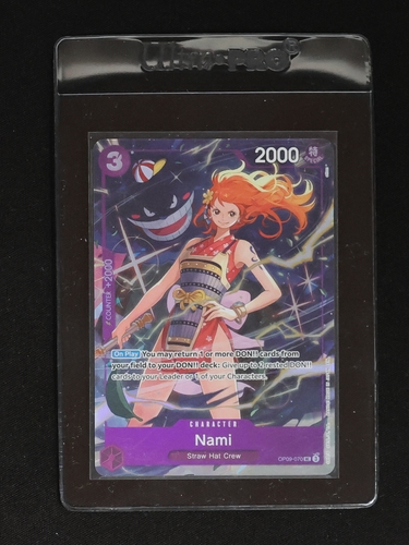 One Piece TCG OP09-070 Nami Gengar Promo Premium Best Selection Vol 4 — front