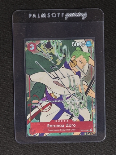 2023 One Piece TCG OP14-015 Roronoa Zoro Alternate Art — front