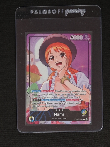 One Piece Card Game OP11-041 Nami Leader — front