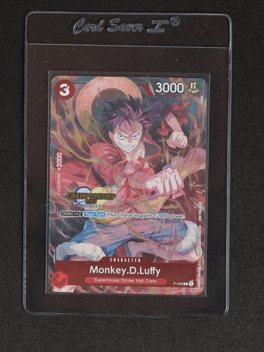 One Piece TCG 2023 P-006 Monkey.D.Luffy — front