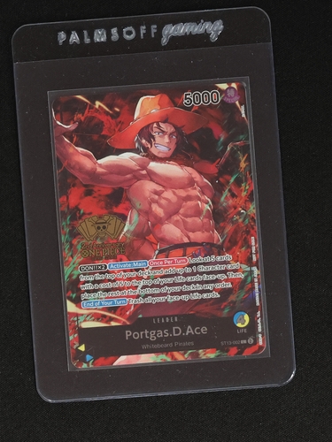 One Piece Card Game ST13-002 Portgas D. Ace — front