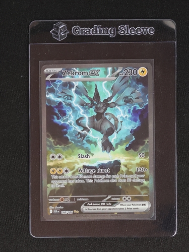 2022 Pokémon SV Black Bolt #166/086 Zekrom EX — front