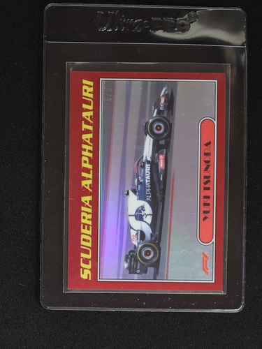 2023 Topps Chrome Formula 1 #AU77-YT Yuki Tsunoda — front