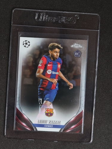2023-24 Topps Chrome UEFA #64 Lamine Yamal — front
