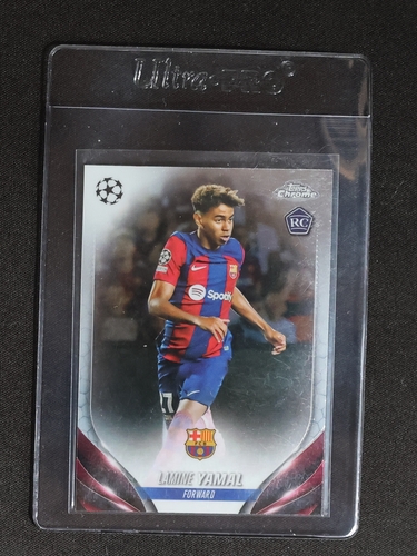 2023-24 Topps Chrome UEFA #64 Lamine Yamal — front