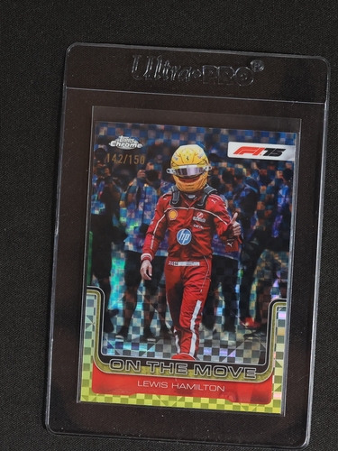 2025 Topps Chrome F1 #191 Lewis Hamilton On The Move — front