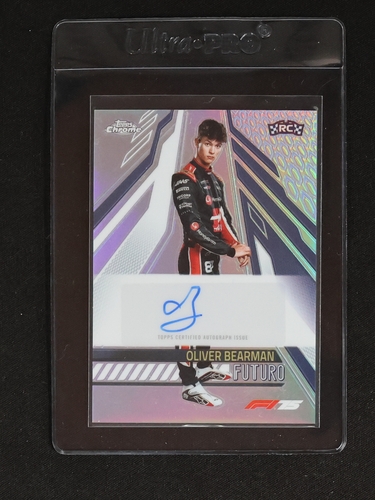 2025 Topps Chrome Formula 1 #FUT-3 Oliver Bearman Futuro — front