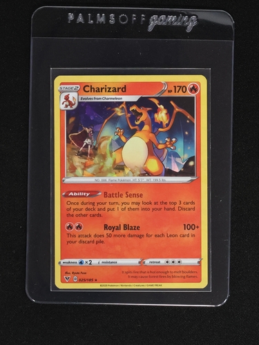 2020 Pokémon Sword & Shield Vivid Voltage #025 Charizard — front