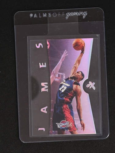 2006 Fleer E-X LeBron James Acetate Card — front