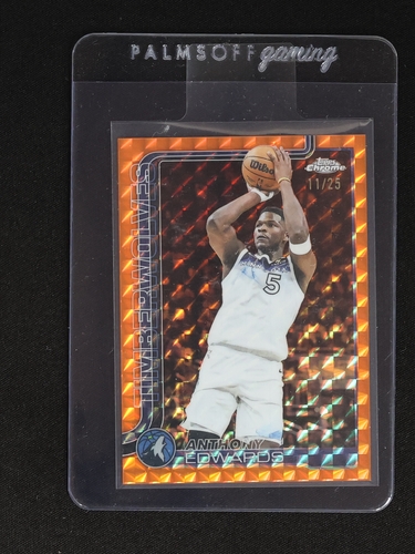 2025-26 Topps Chrome #151 Anthony Edwards — front