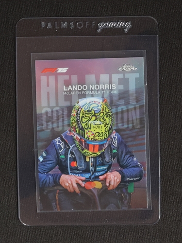 2025 Topps Chrome Formula 1 #HC-4 Lando Norris Helmet Collection — front