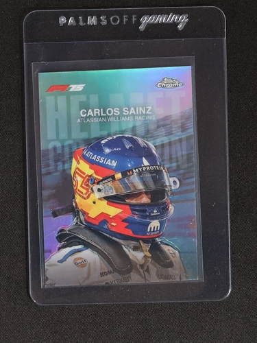 2025 Topps Chrome Formula 1 #HC-7 Carlos Sainz Helmet Collection — front