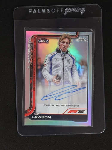 2025 Topps Chrome Formula 1 #CAC-LAW Liam Lawson — front