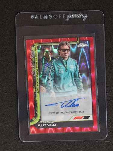 2025 Topps Chrome Formula 1 #9 Fernando Alonso — front