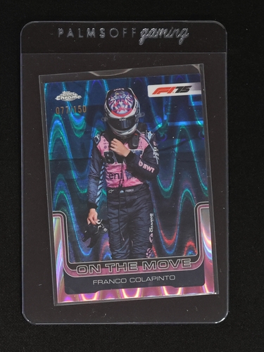 2025 Topps Chrome Formula 1 #187 Franco Colapinto On The Move — front
