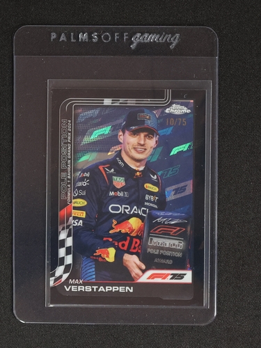 2025 Topps Chrome Formula 1 #117 Max Verstappen Pole Position — front