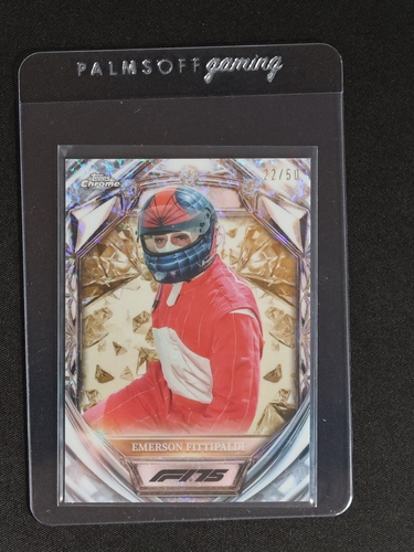 2025 Topps Chrome F1 Diamond 75th Anniversary #D75-42 Emerson Fittipaldi — front