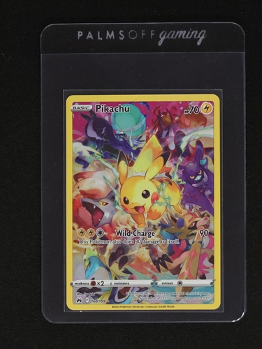 2023 Pokemon Sword & Shield Crown Zenith #160/159 Pikachu — front