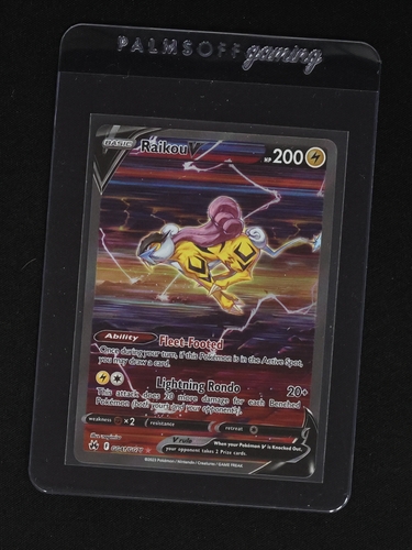 2023 Pokémon Crown Zenith GG41 Raikou V — front