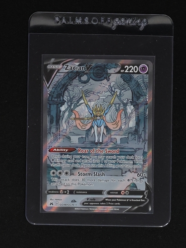 2022 Pokémon TCG Crown Zenith #GG48 Zacian V — front