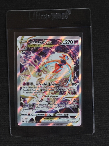2023 Pokémon TCG Crown Zenith GG46 Deoxys VSTAR — front