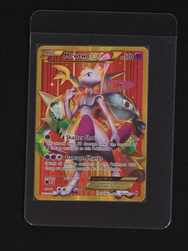 2015 Pokémon XY Breakthrough #164 Mewtwo EX — front