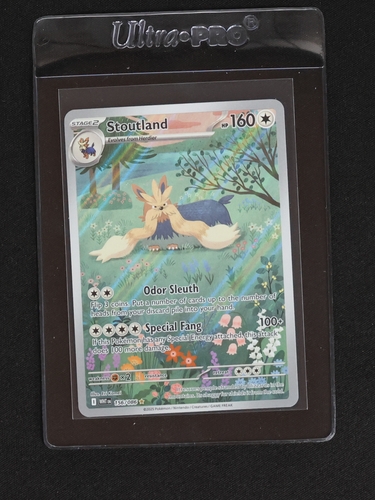 2025 Pokémon TCG Scarlet & Violet #156 Stoutland — front