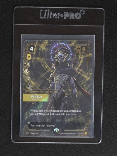 2022 Riftbound League of Legends #246b Viktor Leader — front