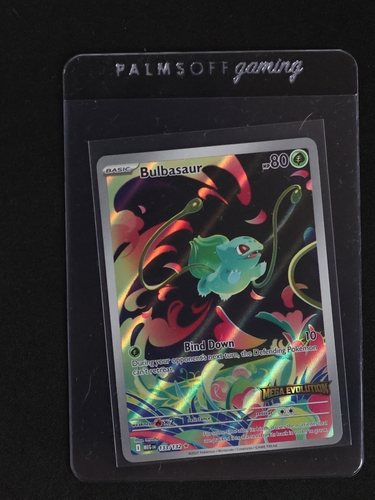 2014 Pokémon ME01 #133 Bulbasaur Mega Evolution Full Art Holo Rare — front