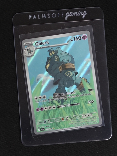 2025 Pokémon Scarlet & Violet Black Bolt #123 Golurk — front