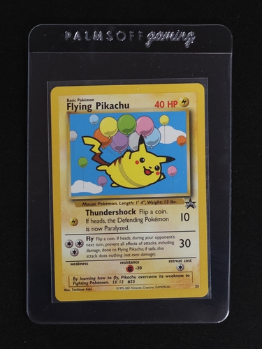2001 Pokémon Promo #25 Flying Pikachu — front