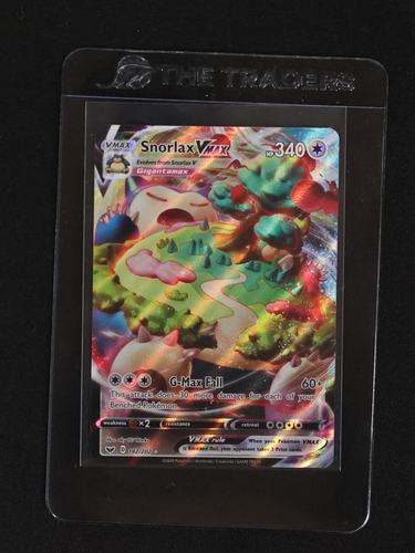 2020 Pokémon TCG Sword & Shield #142 Snorlax VMAX — front