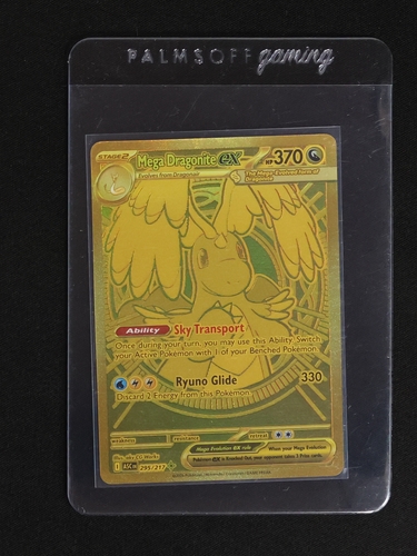 2016 Pokémon Ascended Heroes #295/217 Mega Dragonite EX — front