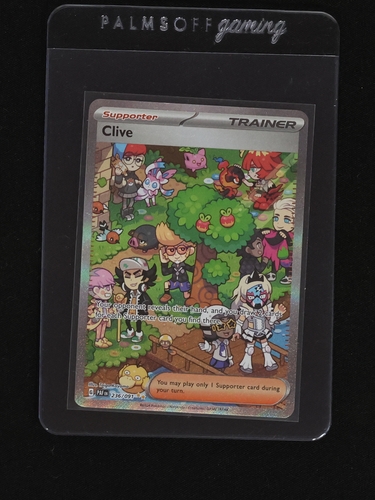 2024 Pokémon TCG Paldean Fates #236 Clive — front