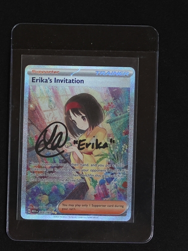 2023 Pokémon Scarlet & Violet 151 #203 Erika's Invitation — front